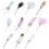 Retro Feather Ballpoint Pen for Students Office Workers-PurpleA 2