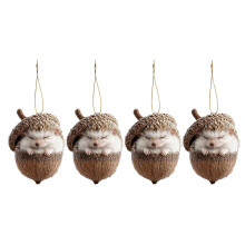 Schöne Acrylanhänger in Tierform mit Naturdesign für Partys,-9