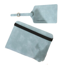 Pack of 2 Lightweight Stylish Passport Wallet-Light Blue