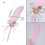 Retro Feather Ballpoint Pen for Students Office Workers-PurpleA 7