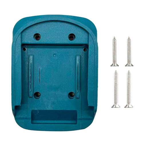 Multiple Surfaces Mountable Bracket Holder for Battery-Blue