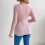 Maternity V Neck Clothing with Tie Comfortable-Blue XL 6