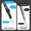 Soft Tip Watercolor Markers Highlighter Drawing Pen-8 black 6