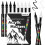 Soft Brush Tips Markers Pens For Creative Coloring-8 white 7