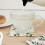 Embroidered Daisy Cup Coasters Double Layer Cotton Linen For 2