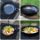 Camping Round NonStick Pan with Folding Handle, Lightweight Folding Camping Cookware 2