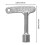 4pcs Elevator Key Elevator Service Key Triangle Panel Lock Triangle Spanner - Pjun 4