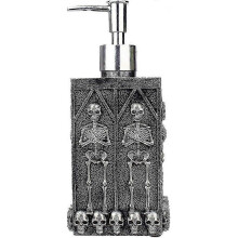 460ml Crypt Skull Shower Gel Dispenser Bottle Liquid Soap Dispenser Pump Hand Shampoo Lotion Bottle with Dispenser - q36