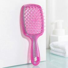 (Pink) Detangling Brush, Wet And Dry Vented Detangling Hair Brush, Detangling Brush For Curly Hair, Anti-static Detangling Hair Comb For Women