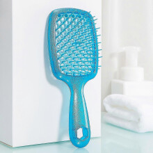 (Blue) Detangling Brush, Wet And Dry Vented Detangling Hair Brush, Detangling Brush For Curly Hair, Anti-static Detangling Hair Comb For Women