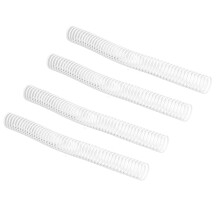 A4 Binding Spiral Coils 35PCS 25.4mm Diameter 48 Loops Plastic for Documents