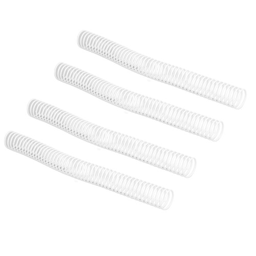 A4 Binding Spiral Coils 35PCS 25.4mm Diameter 48 Loops Plastic for Documents