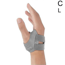 (Gray Right Hand L) Thumb Brace Joint Orthosis Thumb Splint Support for Osteoarthritis Pain Relif - RiRi