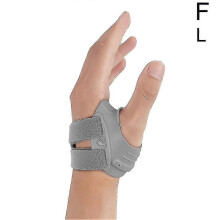 (Gray Left Hand L) Thumb Brace Joint Orthosis Thumb Splint Support for Osteoarthritis Pain Relif - RiRi