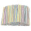300 Pieces Plastic Drinking Straws 8 Inches Long Multi-colored Striped Bedable 1