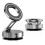 (Silvery) Vacuum Magnetic Classic User-friendly Phone Premium Holder Cup Car Foldable Suction Adjustable Mount Stand 1Pc 1
