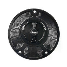 (Black Black) con CNC Aluminum Keyless For Honda CBR 600 F4 F3 F2 1991-2008 Motorcycle Accessories Fuel Gas Tank Cap Cover