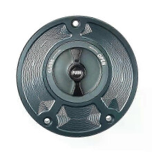 (Gray Black) con CNC Aluminum Keyless For Honda CBR 600 F4 F3 F2 1991-2008 Motorcycle Accessories Fuel Gas Tank Cap Cover