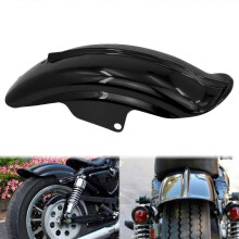Motorcycle Rear Mudguard Fender Black Fender Compatible Harley Sportster Xl 883 Cafe Racer Bobber Chopper Super Low Roadster Custom Cc