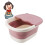 CollapsibleFootBathBasin Cap:N/A 39x30x17cm Pink 14