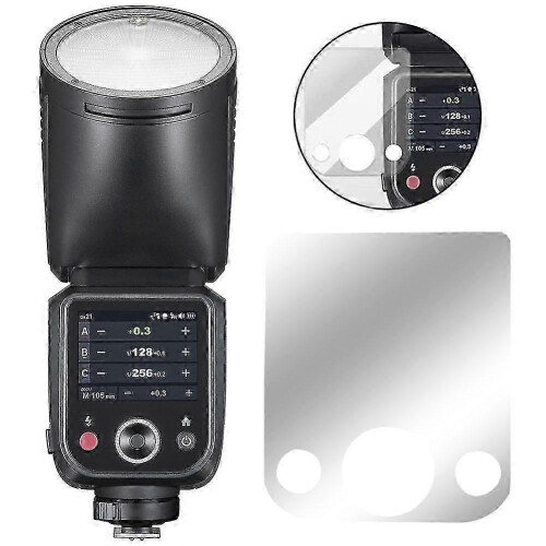 GODOX V100 Flash Touchscreen Screen Protector - Protective Film for Easy Control and Flash Safety 1
