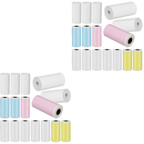 32Rouleaux D'impression Thermique Adhésif Pour Étiquettes Mini 2