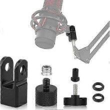 Microphone Adapter 3/8-Inch or 1/4-Inch Microphone Adapter for QuadCast Microphone Stand and Boom A