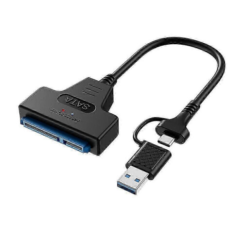 USB 3.0 to 2.5" SATA III Hard Drive Adapter Cable - Fast Data Transfer Converter
