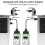 USB 3.0 to 2.5" SATA III Hard Drive Adapter Cable - Fast Data Transfer Converter 3