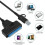 USB 3.0 to 2.5" SATA III Hard Drive Adapter Cable - Fast Data Transfer Converter 5