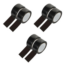 6 Packband Schwarz, Mehrzweck Klebeband Mit Optimaler Haftkraft