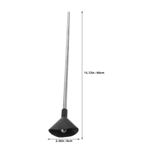 Home Pipe Leak Detection Tool Silver Stainless Steel Rod 1