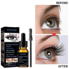 New 100% Pure Organic Castor Oil for Eyelashes Eyebrow Hair Growth Body Care Oil