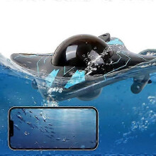 RC Boat with Camera App, Wireless Control, Waterproof Remote Control Boat for Pools & Lakes, Real-Time Recording, RC Water Boat Toy