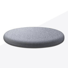 (35cm, Light Grey) Simple Seats Cushion Round Comfortable Soft Chair Mat For Home and Office