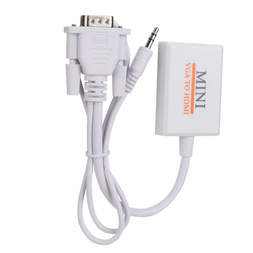 Προσαρμογέας VGA σε HDMI με μετατροπέα ήχου Συνδέσεις υψηλής ποιότητας 2