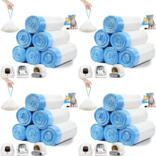 360 Count Cat Litter Bags for Automatic Litter Box Extra-Thick Cat Litter Box Liners for MeoWant/Catlink