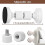 2 Pack Headboard Plugs, Adjustable Threaded Bed Frame Anti-shake Tool, Headboard Stoppers(white) - DD 2