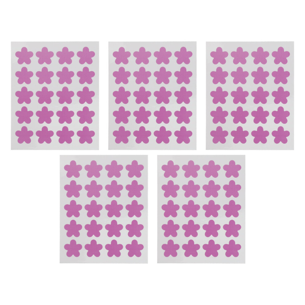 UV Detection 120PCS Reusable Flower Sunblock Stickers Patches for UV Protection