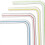 500pcs Plastic Drinking Straws 8 Inches Long Multi-Colored Striped Bedable 4