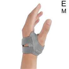 (Gray Left Hand M) Thumb Brace Joint Orthosis Thumb Splint Support for Osteoarthritis Pain Relif - RiRi