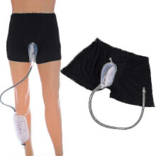 Reusable Male Urinal Bag Urine Bag Silicone Urine Funnel Pee Holder Collector with Catheter for Old Men Feminine Hygiene Starlight - PJ