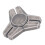 Fingertip Gyroscope Toy Triangular Black Metal 1