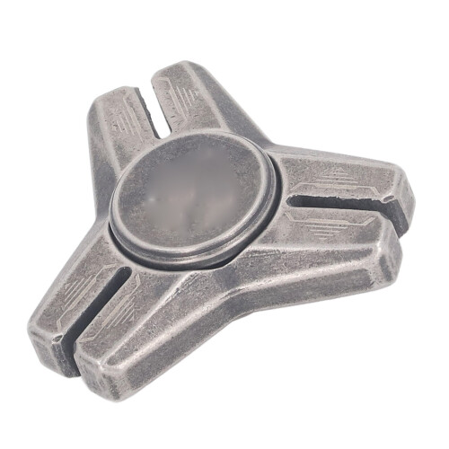 Fingertip Gyroscope Toy Triangular Black Metal
