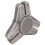 Fingertip Gyroscope Toy Triangular Black Metal 3