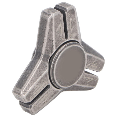 Fingertip Gyroscope Toy Triangular Black Metal 2