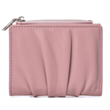 Portefeuille de poche en cuir pour femmes, bourse en PU,-Rose