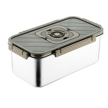 Durable Bread Storage Unit With Date Feature And Rubber-khaki