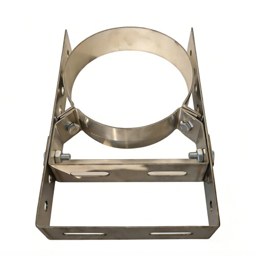Strong Metal Flue Pipe Wall Attachment 1.8MM Thick Small-150 2