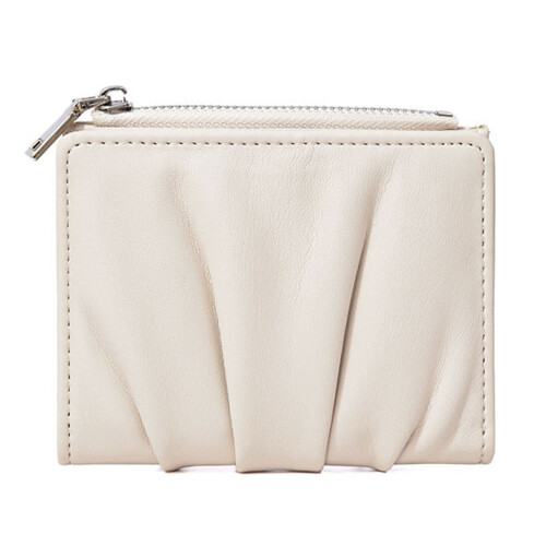 Portefeuille de mode petit portefeuille Compact,-Blanc